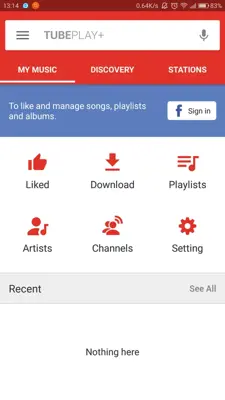 Tuber Music android App screenshot 2